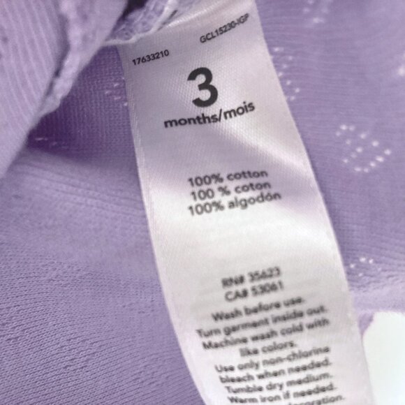 Carter's Baby Girl Wrap Over Top Bundle 0-3M -Pink/Purple/Blue - Picture 9 of 13